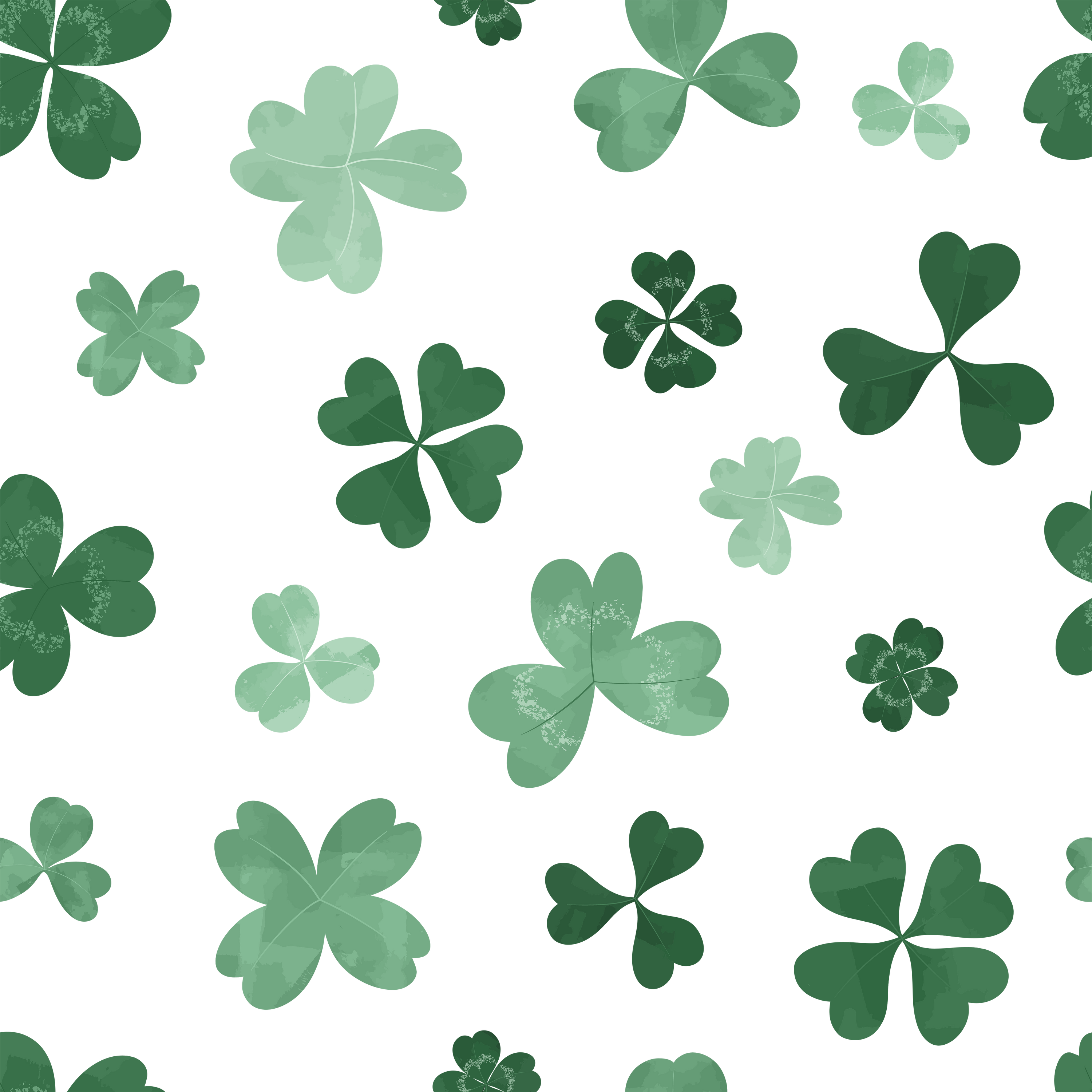 Clover Leaf Seamless Pattern